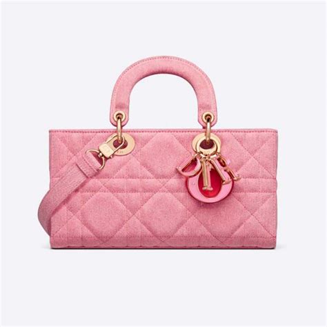dior pink bag small